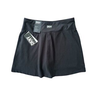 Dkny Sport Women's Balance Supersoft Compression Skort Black New